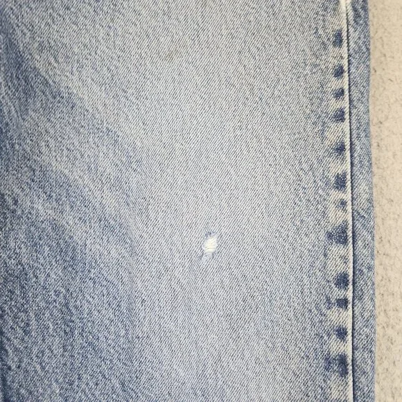 Levis Jeans Mens 34x30 Blue Denim Straight Leg 505 Mid Rise Classic American - Picture 2 of 15